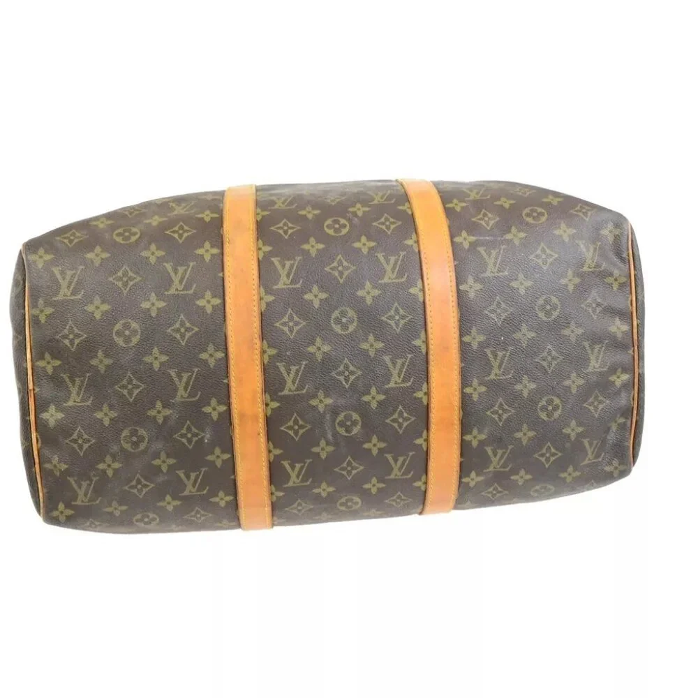 LOUIS VUITTON Sac Souple 45 Travel Hand Bag Monogram Leather BN
